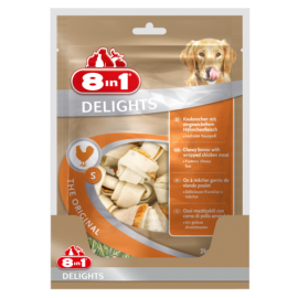 8in1 delights s косточки с куриным мясом для мелких и средних собак, 6 шт x 11 см